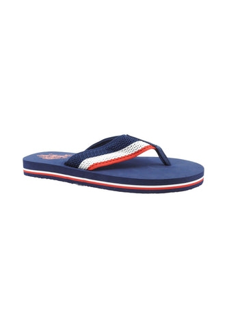 U.S. POLO ASSN. Ciabatte Infradito Uomo Blu Bianco Rosso HANK002B-PE26-BLU005