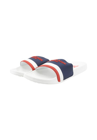 U.S. POLO ASSN. Ciabatte Uomo Bianco Blu Rosso SKYE004A-PE26-WHI-DBL05