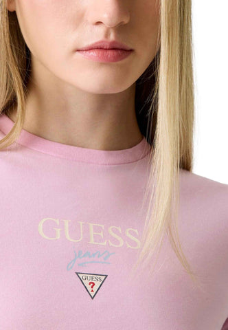 GUESS T-Shirt Donna Rosa W6RI15J1314-PE26-G65F