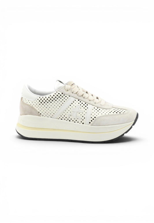 PREMIATA Sneakers Donna Beige Bianco VAR8171-PE26