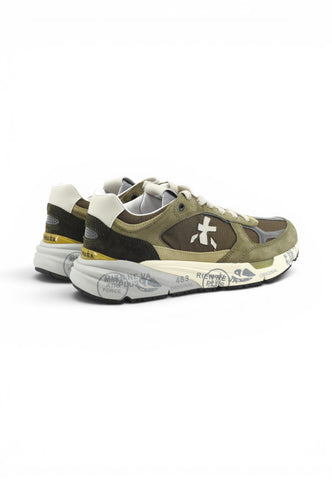 PREMIATA Sneakers Uomo Verde Marrone MASE25VAR8022-PE26