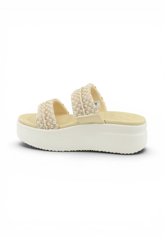 HEY DUDE Sandali Donna Beige Bianco HD.45701-PE26-0QT