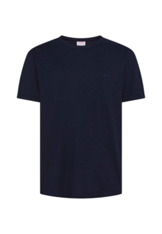 SUN68 T-Shirt Uomo Blu T36115-PE26-07