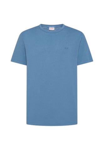 SUN68 T-Shirt Uomo Azzurro T36123-PE26-56