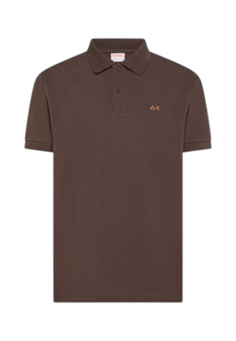 SUN68 T-Shirt Polo Uomo Marrone A36115-PE26-08