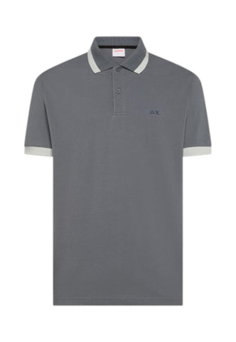 SUN68 T-Shirt Polo Uomo Grigio A36112-PE26-99