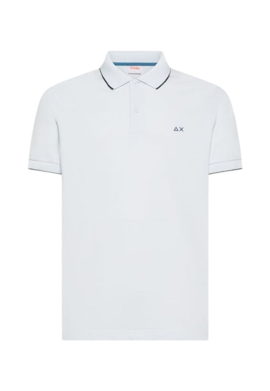 SUN68 T-Shirt Polo Uomo Bianco A36111-PE26-01