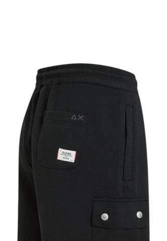 SUN68 Bermuda Uomo Nero F36149-PE26-11