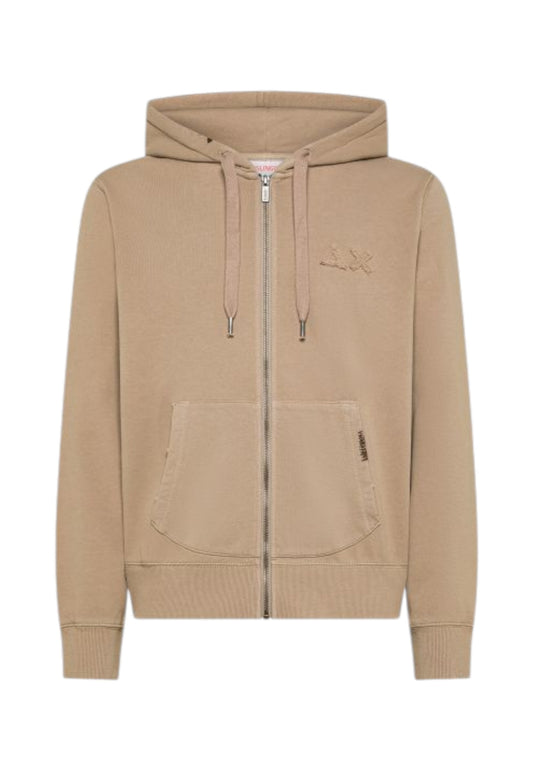 SUN68 Felpa Uomo Beige F36121-PE26-98