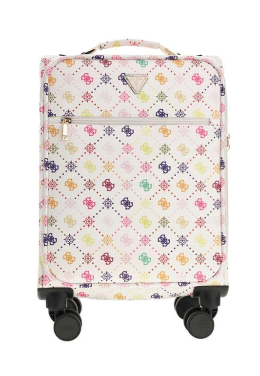 GUESS Valigia Trolley Donna Bianco Multicolore TWGM9890983-PE26-MUO