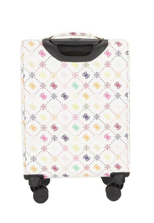 GUESS Valigia Trolley Donna Bianco Multicolore TWGM9890983-PE26-MUO
