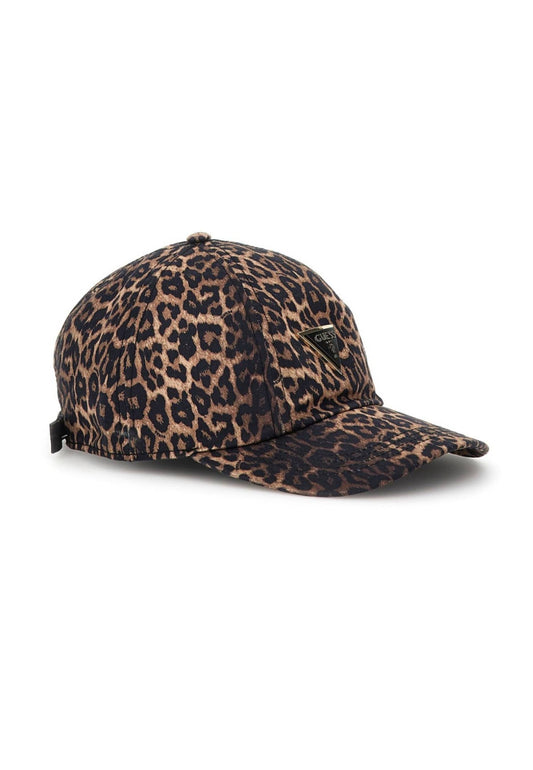 GUERSS Cappello Donna Marrone Nero Animalier AW5501COT01-PE26-BRO