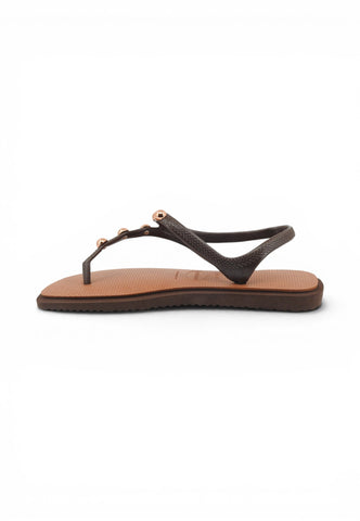 HAVAIANAS Sandali Donna Marrone Borchie 4150244-PE26-07909