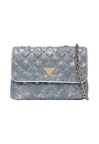 GUESS Borsa Tracolla Donna Azzurro Argento HWDG9673200-PE26-MTD