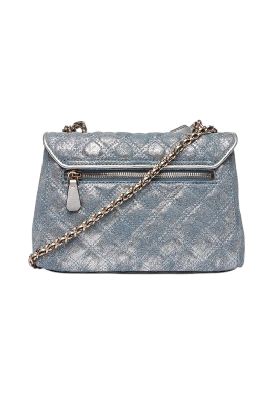 GUESS Borsa Tracolla Donna Azzurro Argento HWDG9673200-PE26-MTD