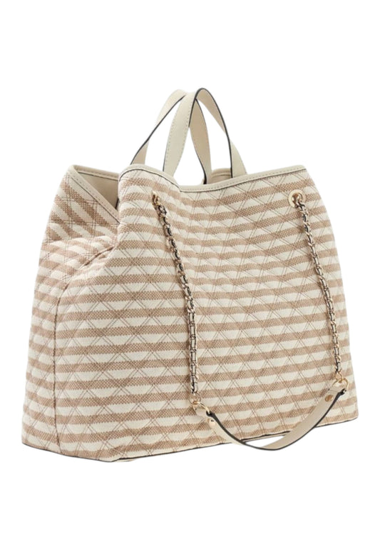 GUESS Borsa Shopper Donna Beige Bianco HWAG9673290-PE26-TMU