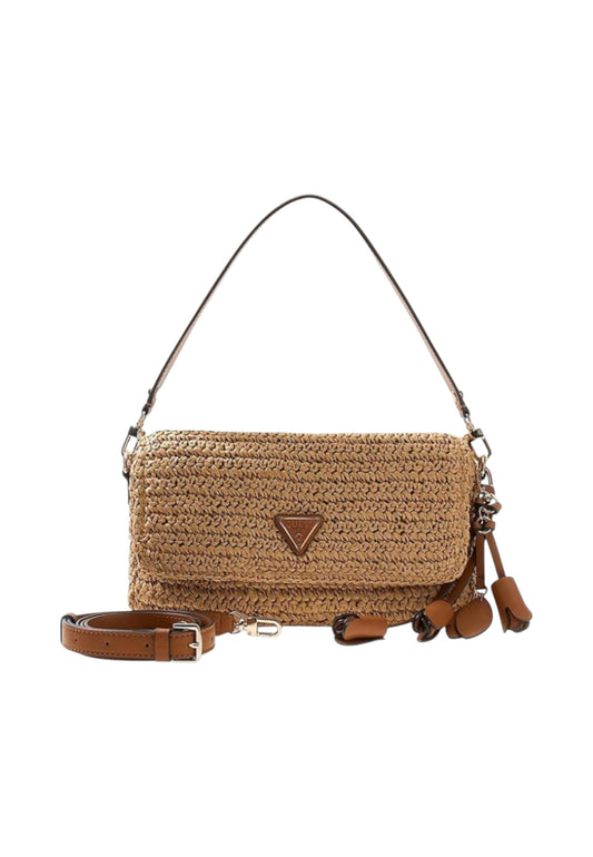 GUESS Borsa A Spalla Donna Beige Marrone HWWG9923190-PE26-NTC