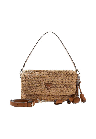 GUESS Borsa A Spalla Donna Beige Marrone HWWG9923190-PE26-NTC