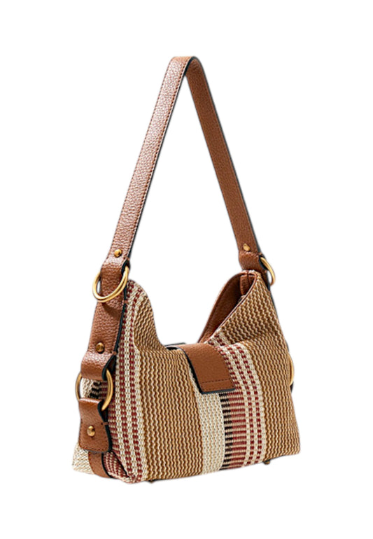 GUESS Borsa A Spalla Donna Beige Marrone HWAB9308720-PE26-CGM