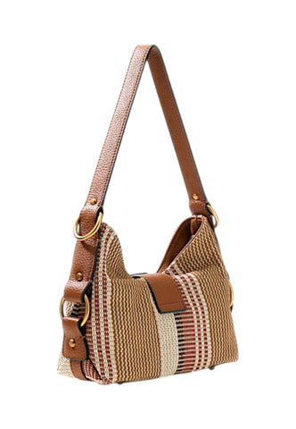 GUESS Borsa A Spalla Donna Beige Marrone HWAB9308720-PE26-CGM