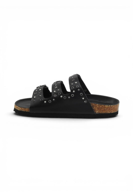 COLORS OF CALIFORNIA Ciabatte Donna Nero Borchie HC.BIO601-PE26-BLA