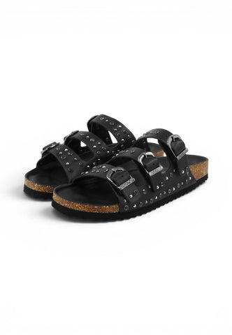 COLORS OF CALIFORNIA Ciabatte Donna Nero Borchie HC.BIO601-PE26-BLA