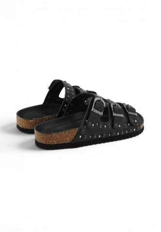 COLORS OF CALIFORNIA Ciabatte Donna Nero Borchie HC.BIO601-PE26-BLA