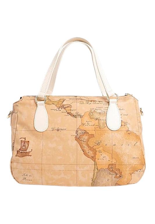 Borsa A Mano Donna Beige Bianco LE57S578-PE26-0905