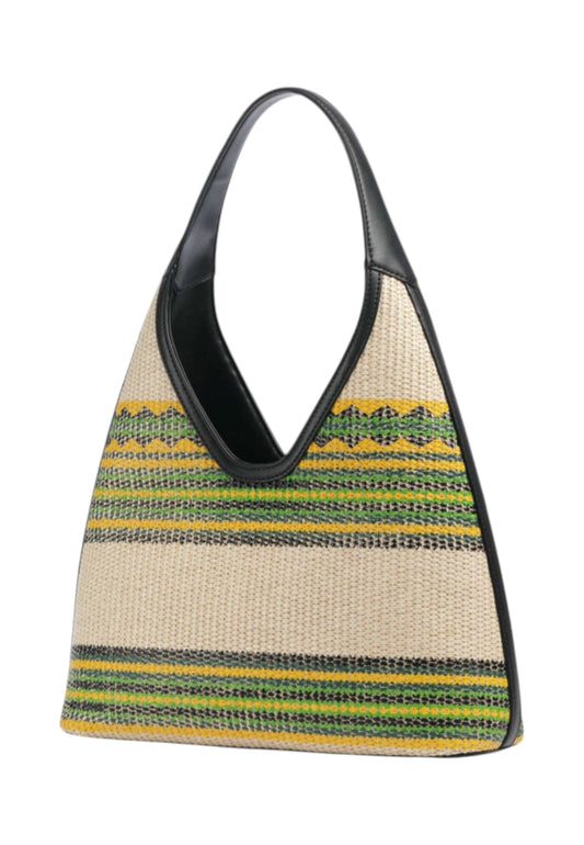 LOVE MOSCHINO Borsa A Spalla Donna Verde Giallo Multicolore JC4350PP0OKN300A-PE26