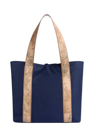 ALVIERO MARTINI Borsa Shopper Reversibile Donna Blu Beige LF579935-PE26-0100