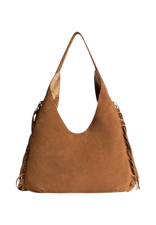 ALVIERO MARTINI Borsa Shopper Donna Marrone Frange LF588646-PE26-0947