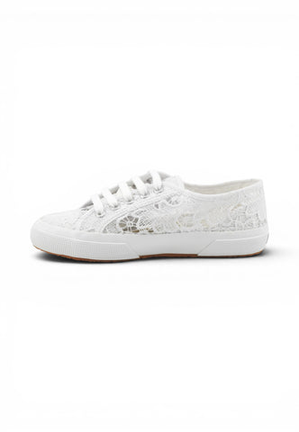 SUPERGA Sneakers Donna Bianco Pizzo S81219W-PE26-900