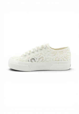 SUPERGA Sneakers Donna Bianco Pizzo S2161XW-PE26-A0Q