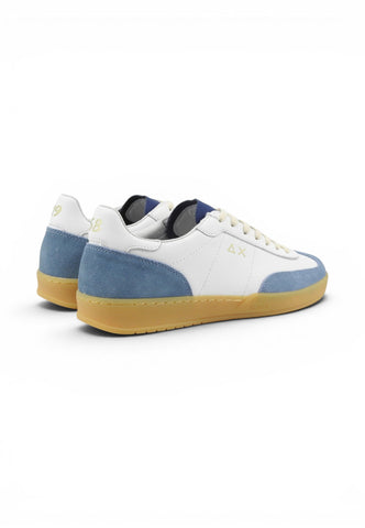 SUN68 Sneakers Uomo Bianco Azzurro Z36143-PE26-0156