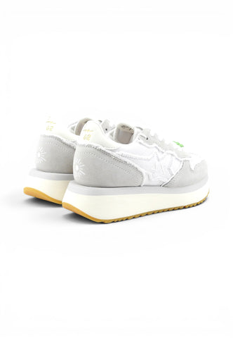 SUN68 Sneakers Donna Bianco Grigio Z36223-PE26-01