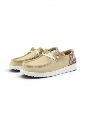 HEY DUDE Stringate Donna Beige HD.45220-PE26-0MD