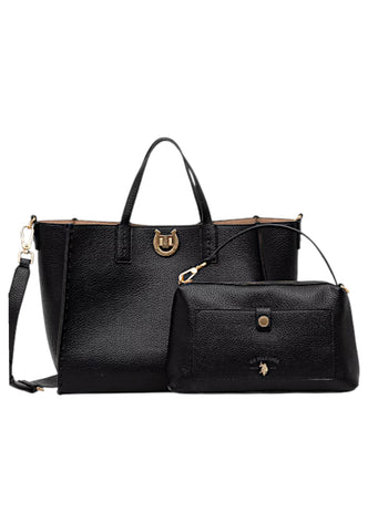 U.S. POLO ASSN. Borsa Shopper Donna Nero BIU0M8868WVP000-PE26
