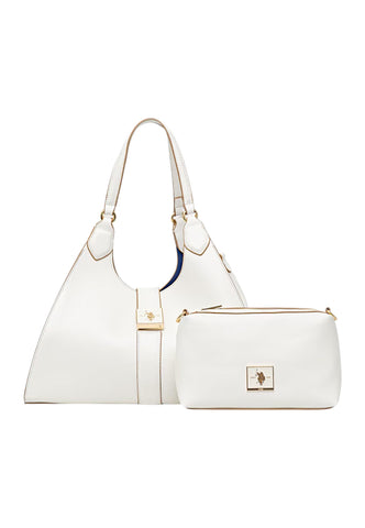 U.S. POLO ASSN. Borsa A Spalla Donna Bianco BEUMF9043WVP802-PE26