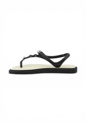 HAVAIANAS Sandali Infradito Donna Nero Bianco Borchie 4150244-PE26-09576