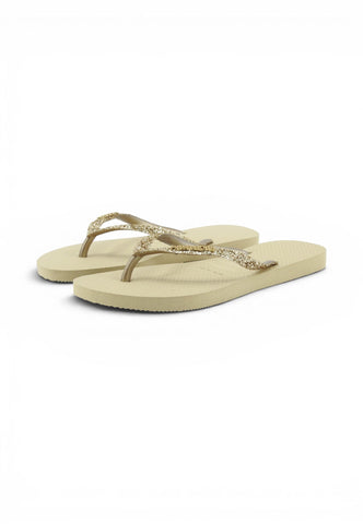 HAVAIANAS Ciabatte Infradito Donna Beige Oro Glitter 4146975-PE26-00154