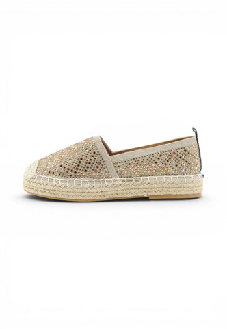U.S. POLO ASSN. Espadrillas Donna Beige Strass IBIZA001-PE26-BEI016