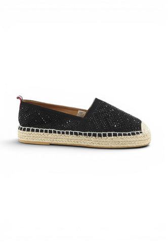 U.S. POLO ASSN: Espadrillas Donna Nero Strass IBIZA001-PE26-BLK