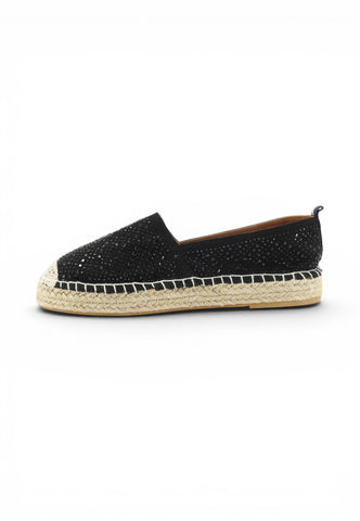 U.S. POLO ASSN: Espadrillas Donna Nero Strass IBIZA001-PE26-BLK