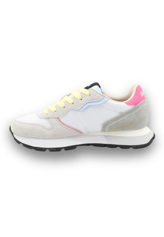 SUN68 Sneakers Donna Bianco Grigio Multicolore Z36204-PE26-01
