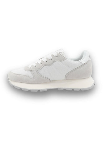 SUN68 Sneakers Donna Grigio Bianco Glitter Z36203-PE26-01