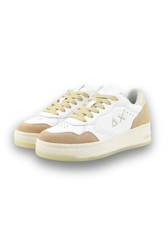 SUN68 Sneakers Donna Bianco Marrone Oro Z36253-PE26-0116