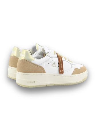SUN68 Sneakers Donna Bianco Marrone Oro Z36253-PE26-0116