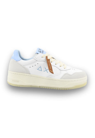SUN68 Sneakers Donna Bianco Azzurro Grigio Z36253-PE26-0105