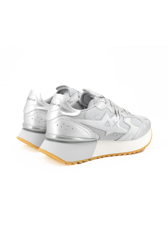 SUN68 Sneakers Donna Argento Grigio Z36216-PE26-44