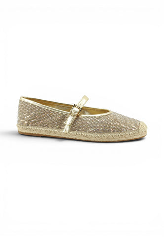 MICHAEL KORS Espadrillas Donna Oro Beige Strass 40S6LYFP3D-PE26-740